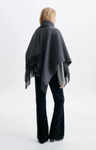 Load image into Gallery viewer, Hope Poncho in Anthracite Chine