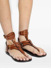 Load image into Gallery viewer, Eveena Sandals in Cognac
