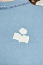 Load image into Gallery viewer, Maurine Sweatshirt in Slate Blue/Ecru