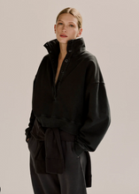 Load image into Gallery viewer, Mirelle Funnel Neck Sweatshirt in Charcoal