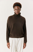 Load image into Gallery viewer, Ouity Roll Neck Jumper in Choco Melange