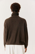 Load image into Gallery viewer, Ouity Roll Neck Jumper in Choco Melange