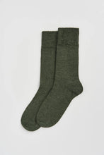 Load image into Gallery viewer, Alpaca Socks in Glen Green