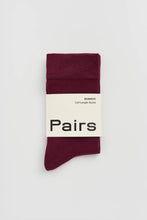 Load image into Gallery viewer, Bamboo Socks in Dark Plum