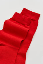 Load image into Gallery viewer, Merino Socks in Postbox Red