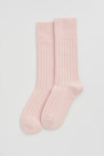 Load image into Gallery viewer, Merino Bed Socks in Frosting Pink
