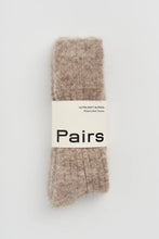 Load image into Gallery viewer, Ultra Soft Alpaca Ribbed Socks in Hare Grey