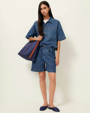 Load image into Gallery viewer, Santa Port Denim Bermuda Shorts in Regate Blue