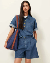 Load image into Gallery viewer, Santa Port Denim Bermuda Shorts in Regate Blue
