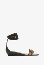 Load image into Gallery viewer, Ebony Sandals in Khaki/ Espresso