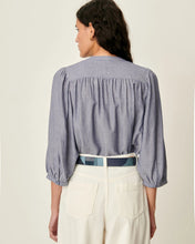 Load image into Gallery viewer, A View Blouse in Chambray Blue