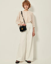 Load image into Gallery viewer, Savi Puff Sleeve Blouse in Sandblack