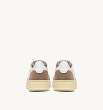 Load image into Gallery viewer, Medalist Low Top Trainers in Soft Leather/ Suede White/ Antilope