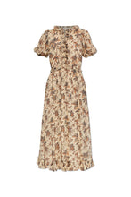Load image into Gallery viewer, Rosamunde Puff Sleeve Dress in Cameo
