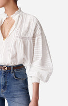 Load image into Gallery viewer, Dahlia Blouse in Blanc
