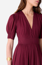 Load image into Gallery viewer, Edorine Dress in Bordeaux
