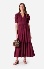 Load image into Gallery viewer, Edorine Dress in Bordeaux
