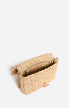 Load image into Gallery viewer, Moon Raffia Bag in Natural
