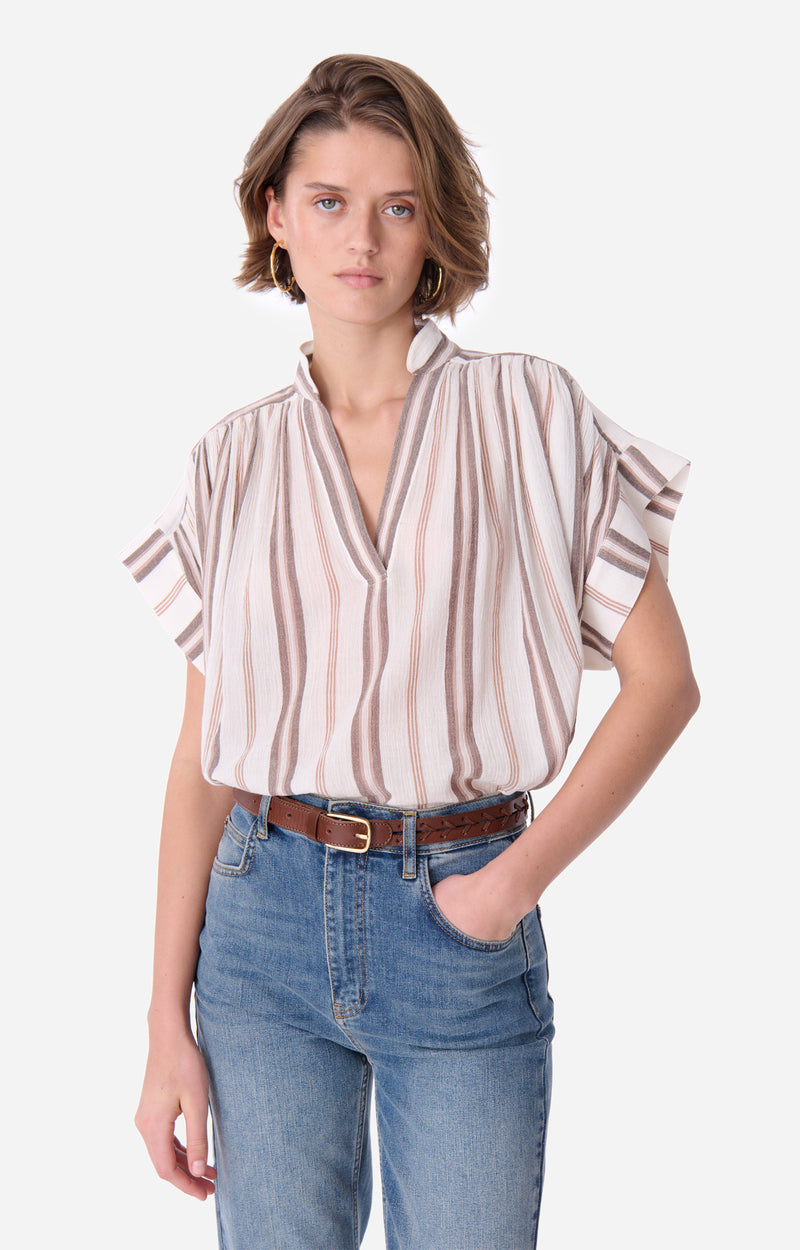 Cory Top in Brun