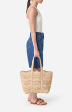 Load image into Gallery viewer, Cabas L Raffia Bag in Natural
