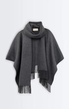 Load image into Gallery viewer, Hope Poncho in Anthracite Chine
