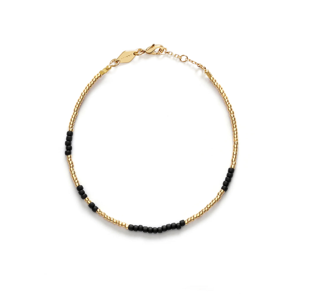 Asym Bracelet in Black/ Gold