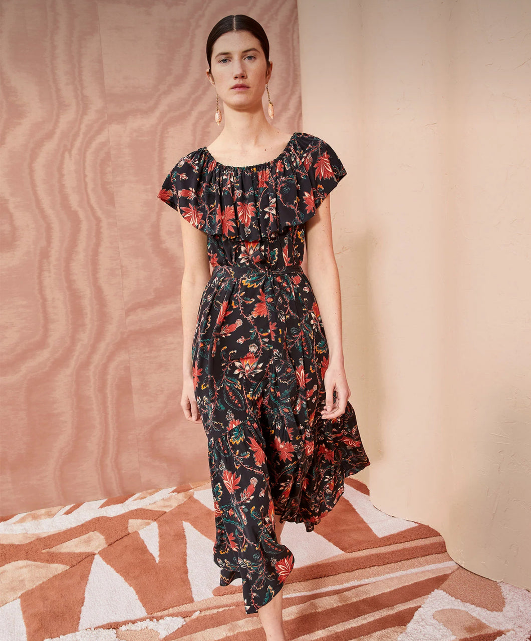 Skye Dress in Obsidian