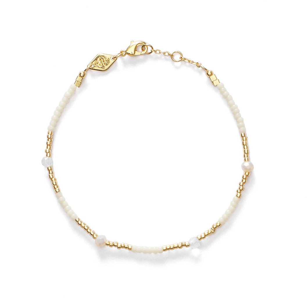 Clemence Bracelet in Ecru
