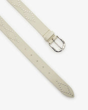 Load image into Gallery viewer, Liliana Belt in Chalk/Silver
