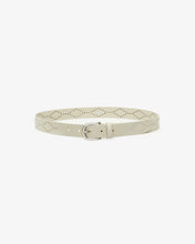 Load image into Gallery viewer, Liliana Belt in Chalk/Silver
