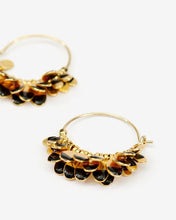 Load image into Gallery viewer, Small Hoop Earrings in Black
