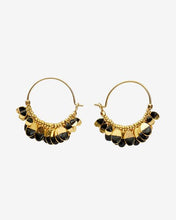 Load image into Gallery viewer, Small Hoop Earrings in Black
