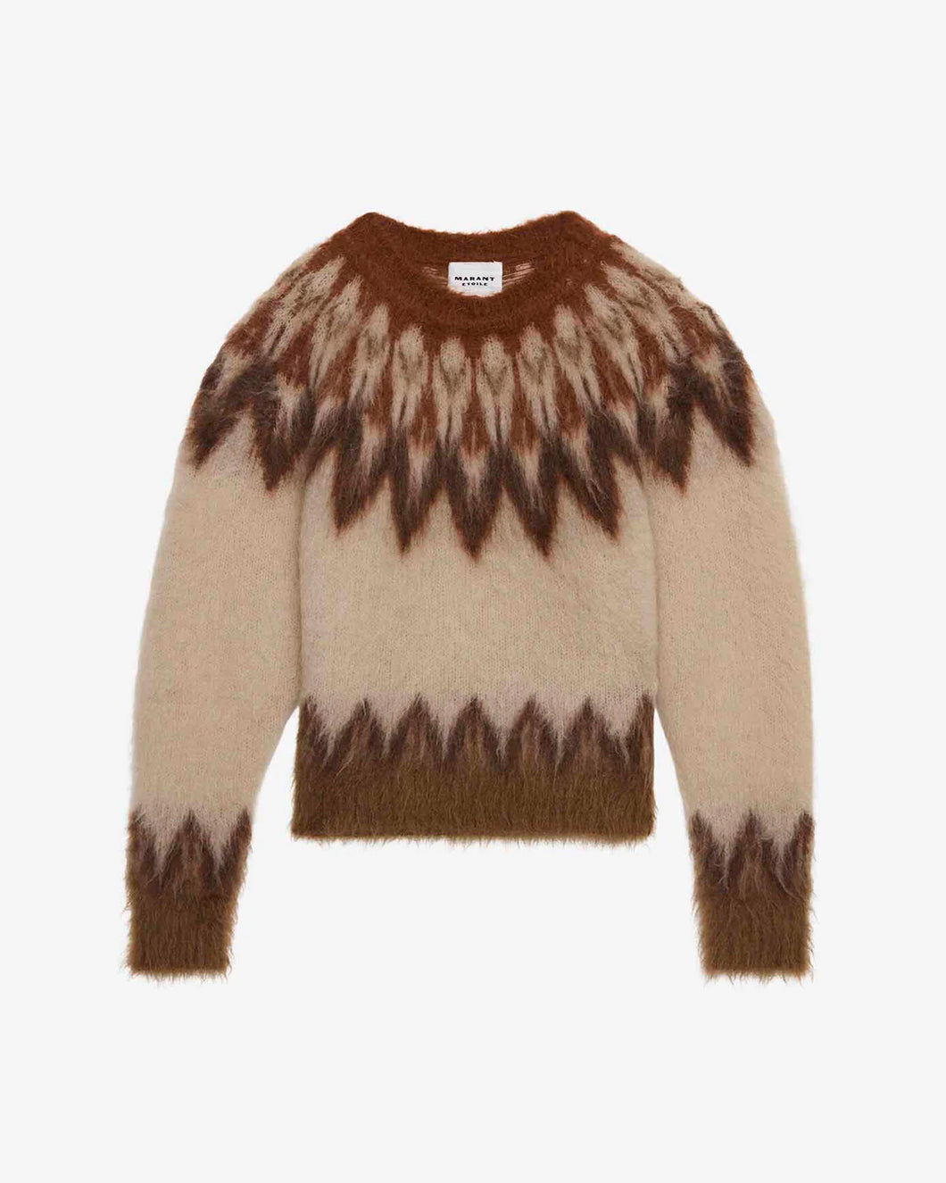 Natania Pullover in Rust
