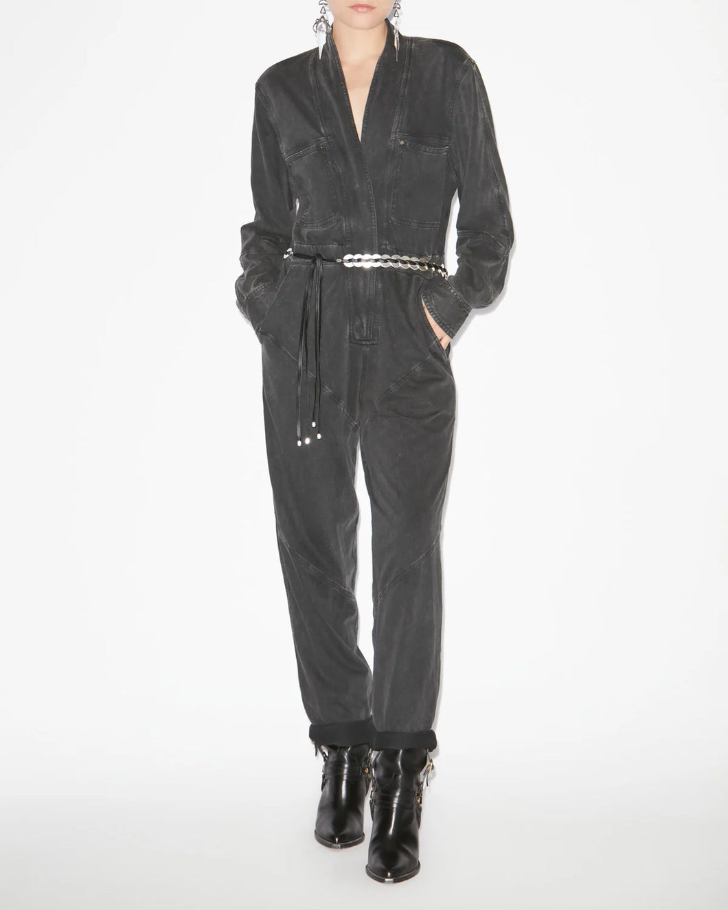 Remady Jumpsuit in Faded Black