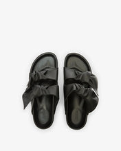 Load image into Gallery viewer, Lennyo Bow Sandals in Black
