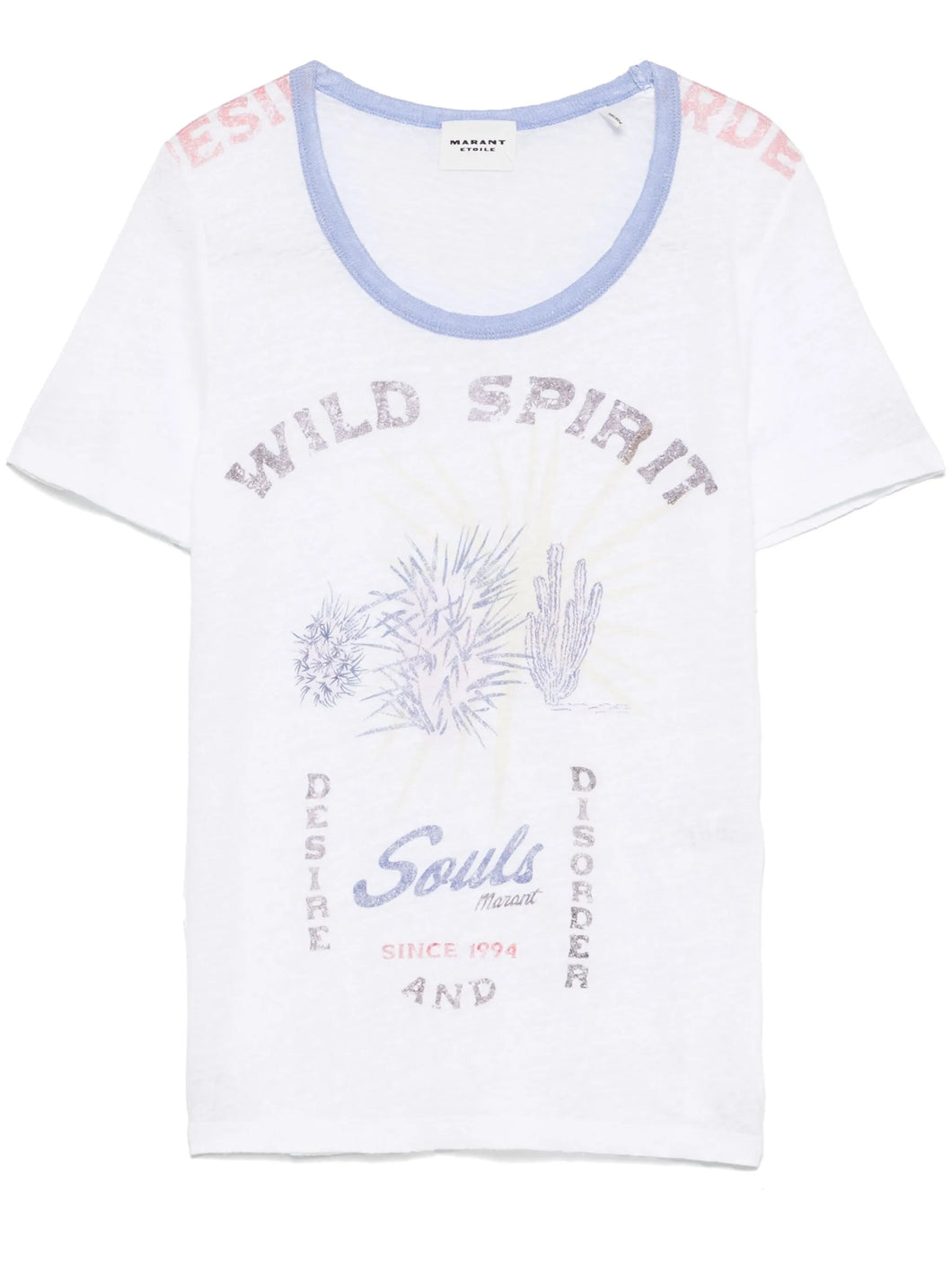 Kiliann T-Shirt in White/Blue