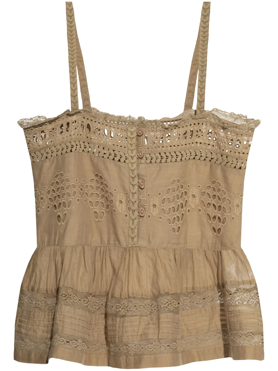 Denys Top in Light Khaki