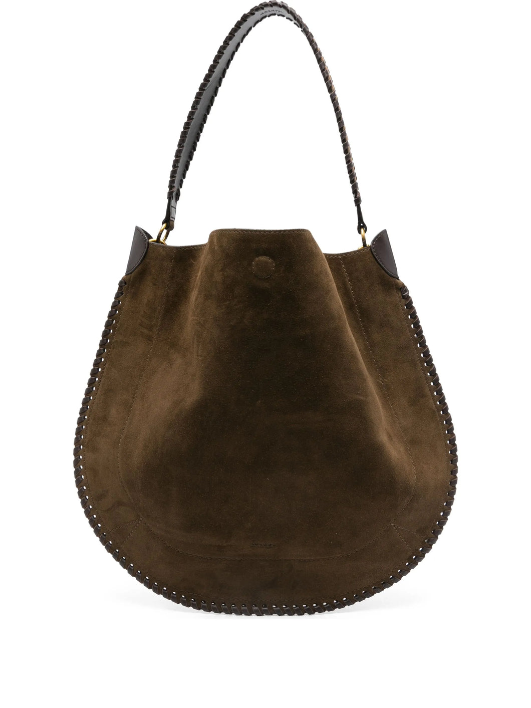 Oskan Hobo Soft Shoulder Bag in Coffee