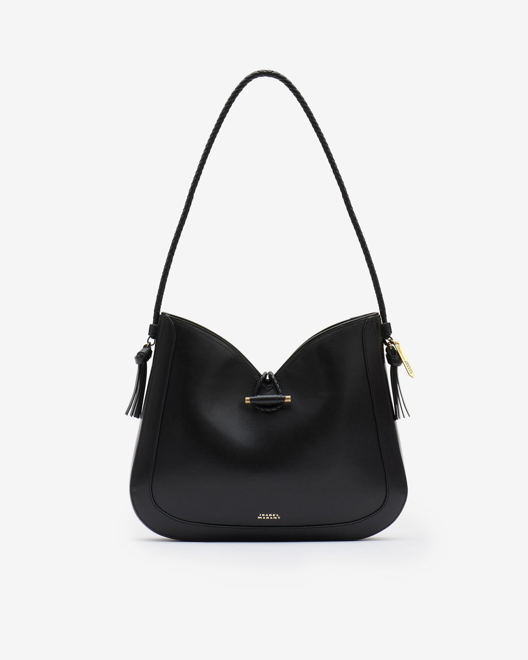 Vigo Hobo Shoulder Bag in Black