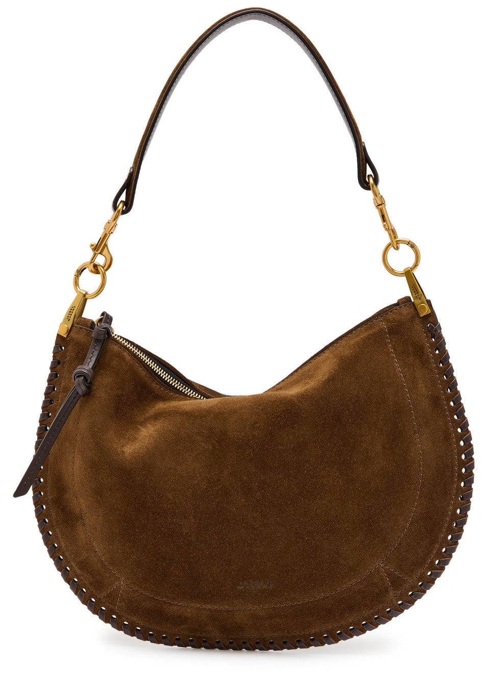 Oskan Soft Zip Shoulder Strap in Coffee