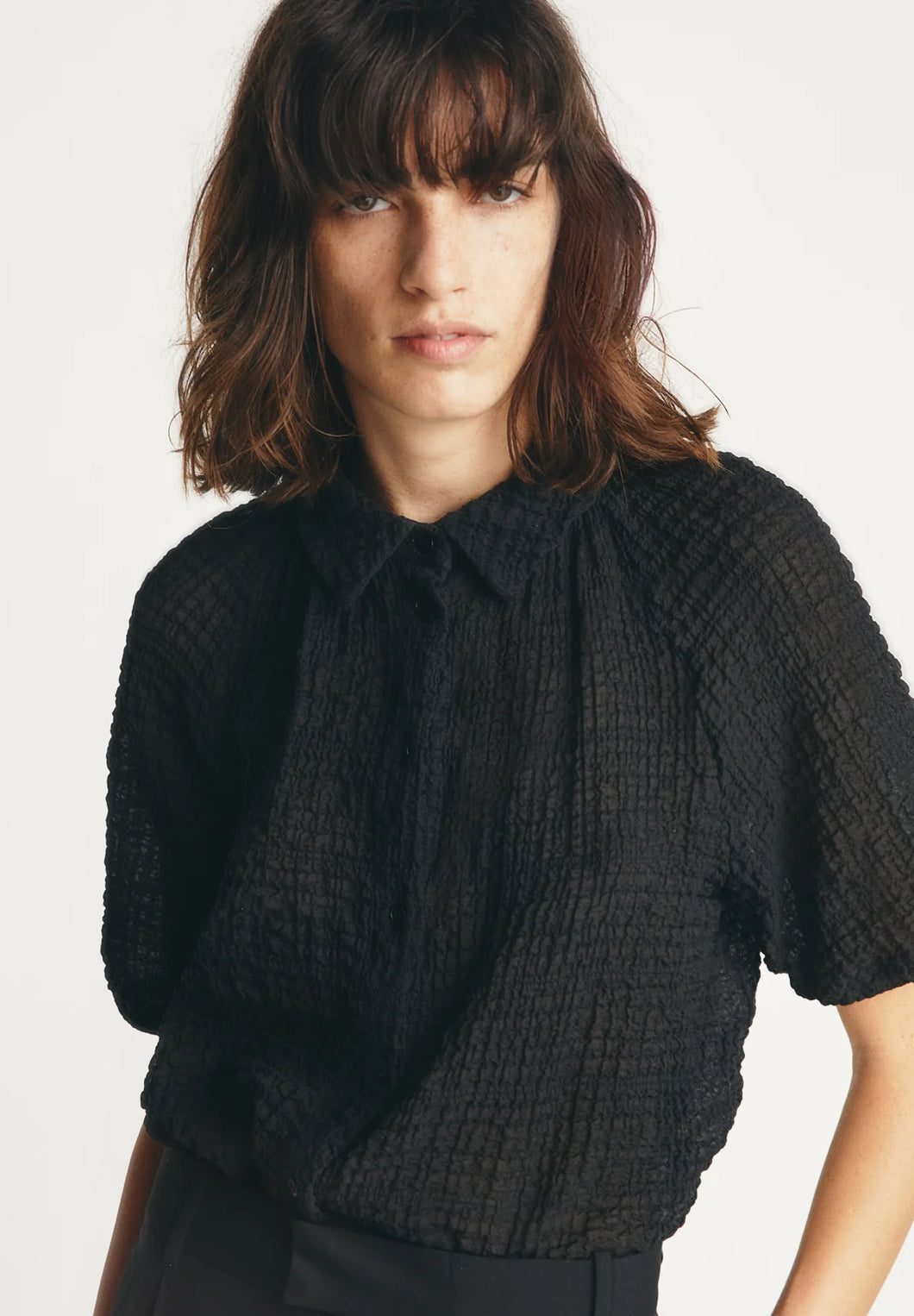Melanes Shirt in Caviar