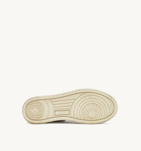 Load image into Gallery viewer, Super Vintage Mid Top Trainers in White Leather/Black/Silver
