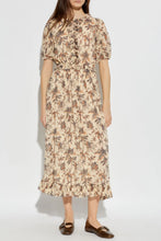 Load image into Gallery viewer, Rosamunde Puff Sleeve Dress in Cameo
