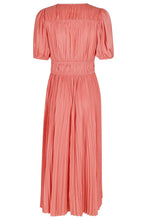 Load image into Gallery viewer, Audra Puff Sleeve Dress in Coral
