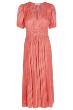 Load image into Gallery viewer, Audra Puff Sleeve Dress in Coral
