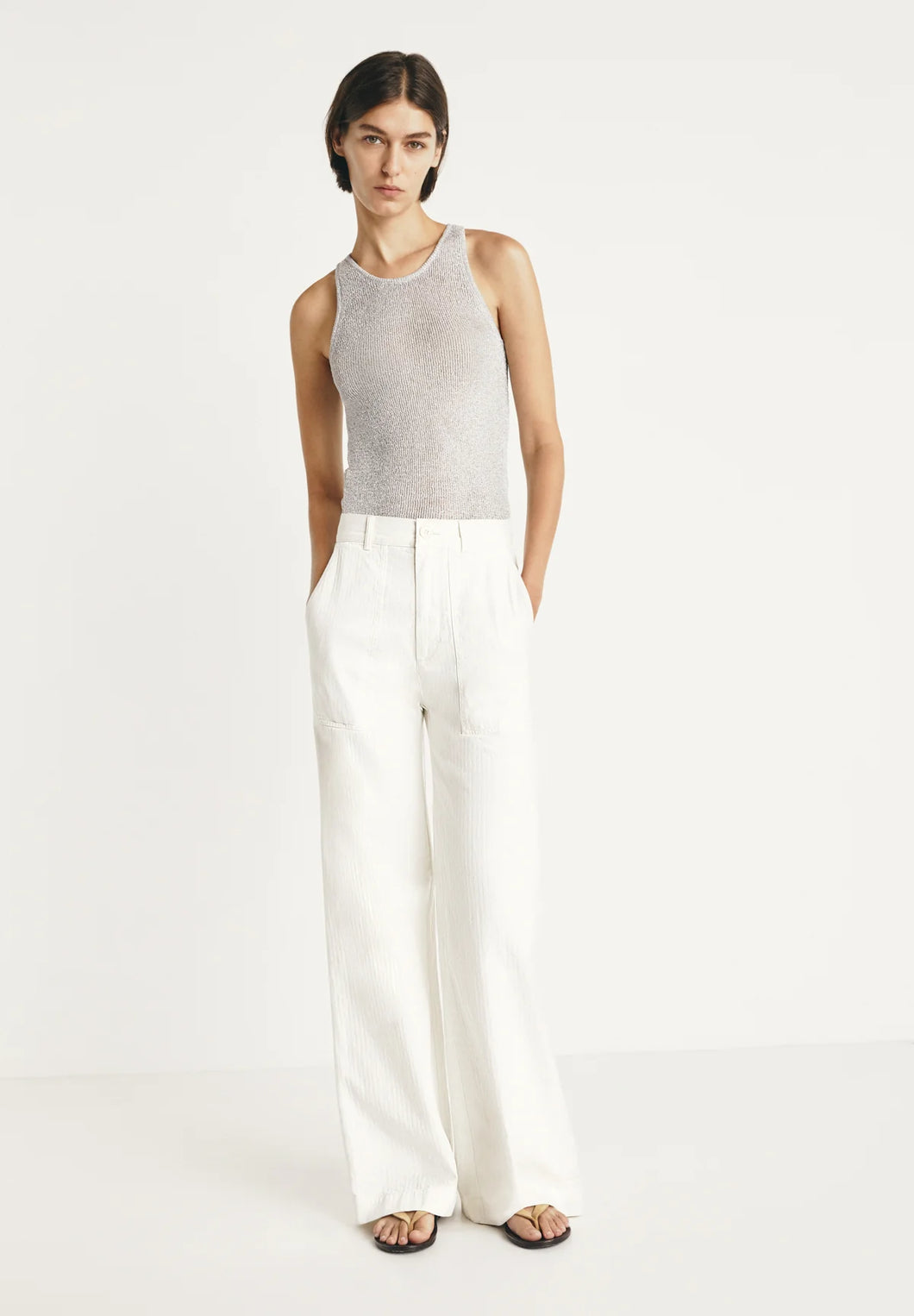 Varques Trousers in White