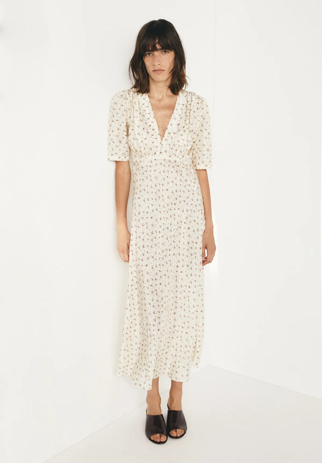 Tesalia Dress in Alabaster