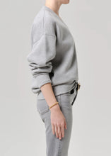 Load image into Gallery viewer, Fleece Cardigan in Heather Grey
