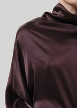 Load image into Gallery viewer, Ilaria Draped Top in Espresso

