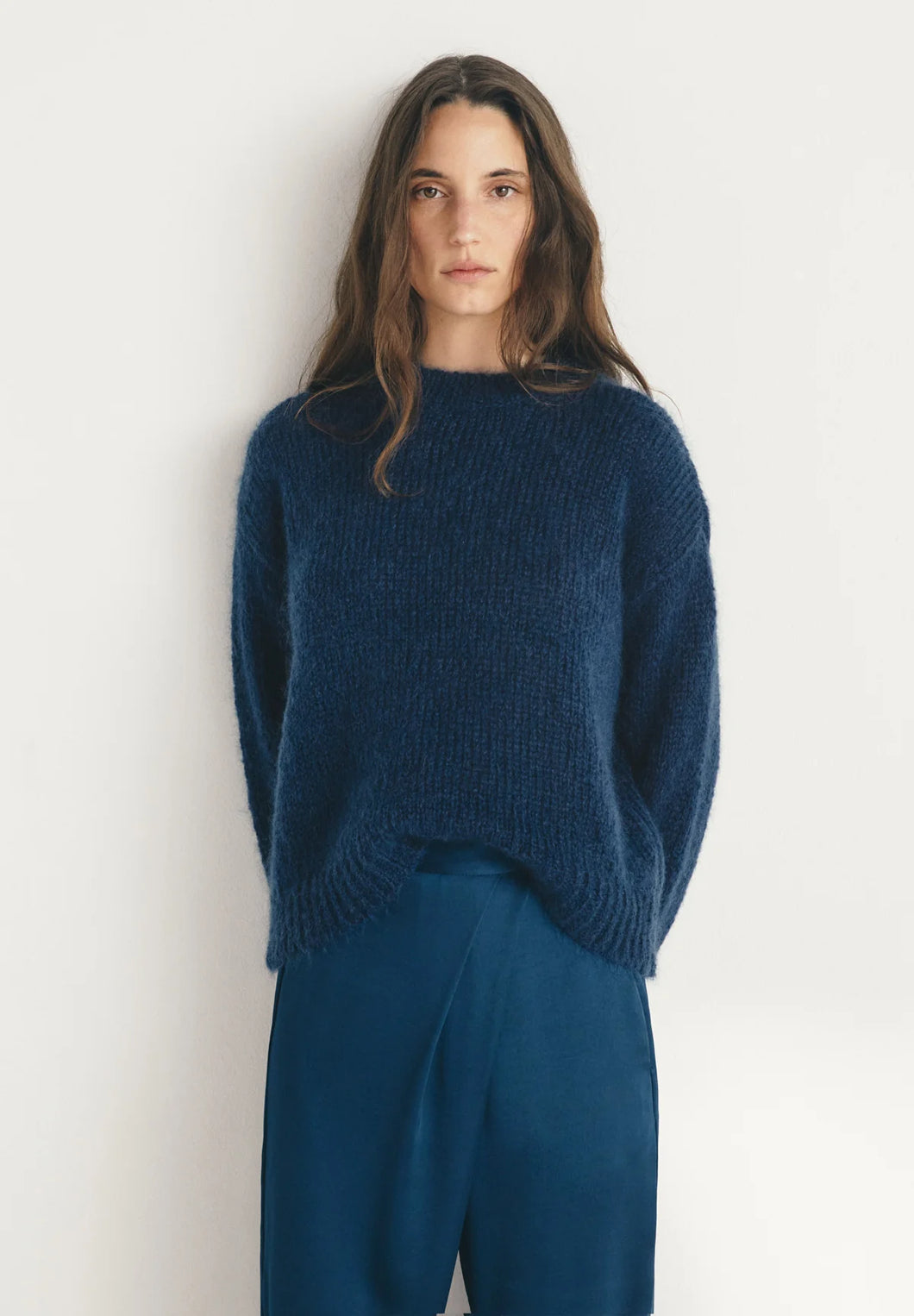 Claude Sweater in Cobalto